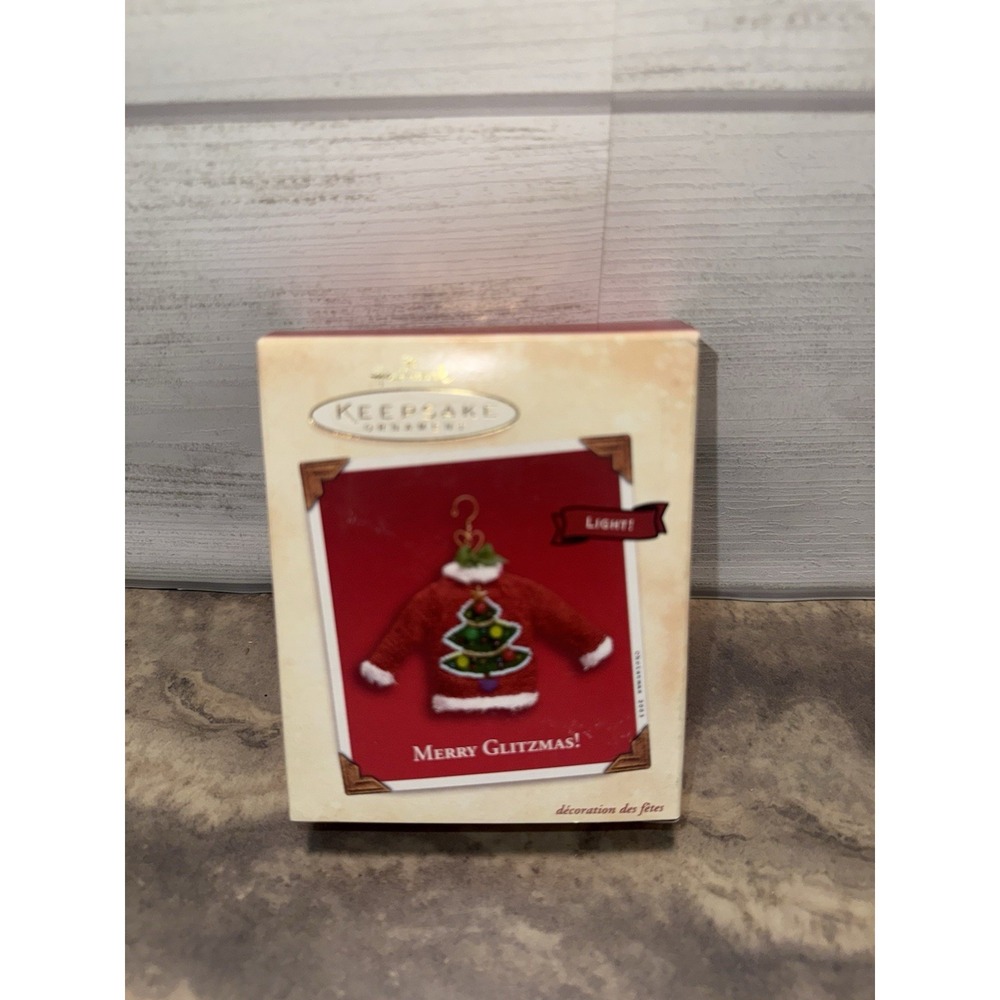 Hallmark Keepsake Merry Glitzmas! Christmas Tree‎ Ornament with Light